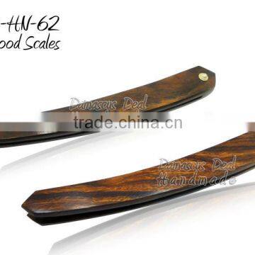 Iron Wood Straight Razor Scales for Restoring Vintage Blades