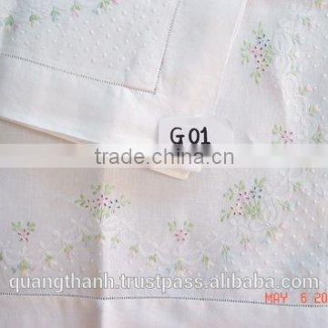 embroidery bedding set