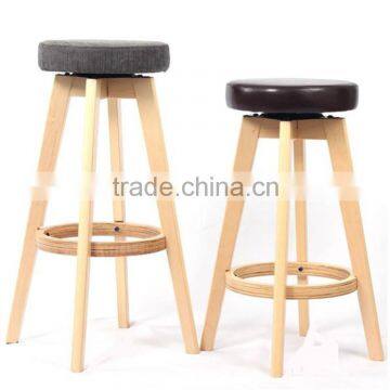 New style Wood Simple Creative Bar Chair Y303