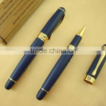 TC-L001r leather pen case,metal roller leather pen for gifts