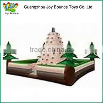 interesting exciting inflatable palm tree climbing wall on selling