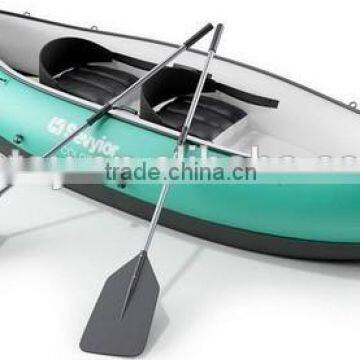 PVC two person Special inflatable fishing kayak boat