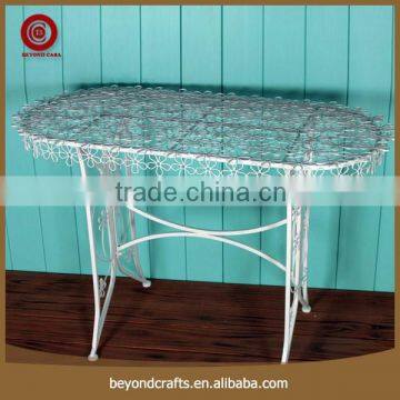 China wholesale white iron arts crafts metal craft