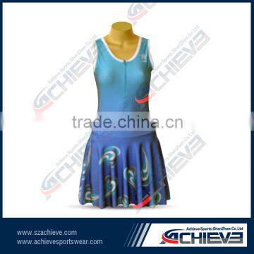 Wholesale Custom Polyester Sublimation Netball Bodysuit