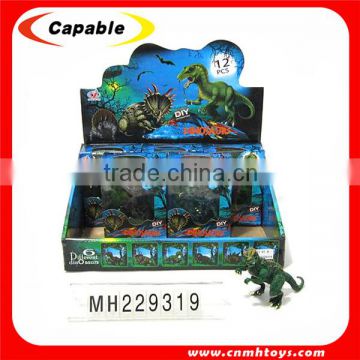 plastic eductional self-assembly dinosaur toys set