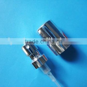 20mm snap on aluminum sprayer, mist sprayer with aluminum cap, aluminum fine mist sprayer