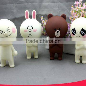 7" cute characters vinyl figures decor home/make your own vinyl figure for sale/custom design vinyl figures China manufacturer