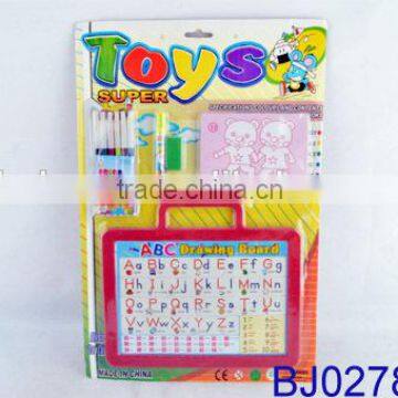 Fashion education toy kit with ABC drawing board and cartoon painting book