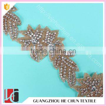 HC4761-1 Hechun Fashion Rhinestone Ribbon Trim for Wedding Dress photo-2