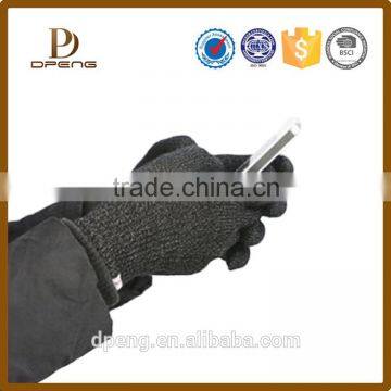 Wholesale Custom personalized design cheap winter knitted Men's Warm Gloves