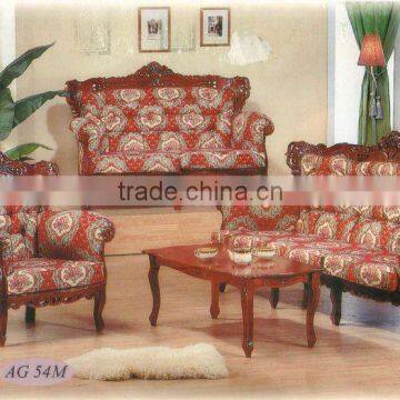 Teak Sofa Sets Classic design Kembang Mayang 1 Indoor Furniture