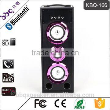 BBQ KBQ-166 25W 3000mAh New Portable Wood Buetooth Speaker photo-3