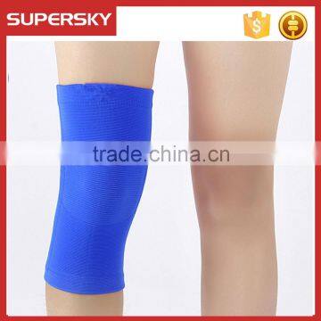 V-657 colorful copper compression sport knee sleeve for running hiking compression knee elastic sleeve support