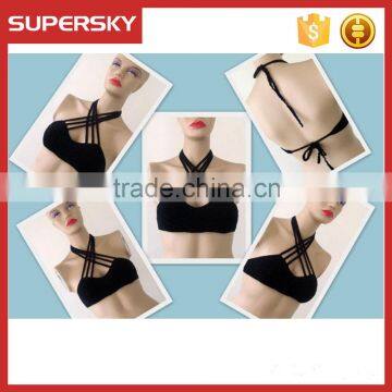 K-52 New Design Ladies Sexy Crochet Bikini Crochet Bra Crochet Halter Bikini Top Open Back Sexy Bikini photo-3