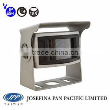 C-ECC350 , IP69K Heavy Duty CCD back up car Camera curved glass IR for truck bus camping forklift transportation vehicles