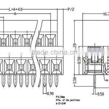 UTL Our Company Want Distributor European PCB Screw Terminal Board Block 3.5mm photo-4