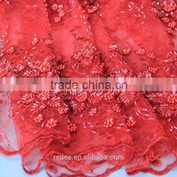 2016 high quality heavy embroidery design for wedding dress                        
                                                Quality Choice