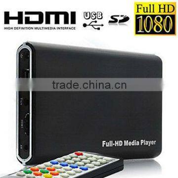 2.5 HDD media player 1080P , aluminum hosing boxchip F10 Supports All HD Formats,up to 1080P pixels resolution