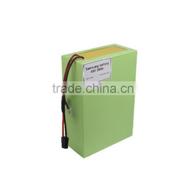 2016 factory price 48v30Ah lithium rechargeable battery for 2 wheels self balancing electric scooter1000W