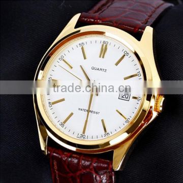 YB fashion quartz watch,gold case watch ,full 316l stainless steel watch