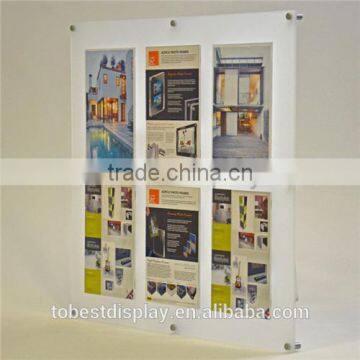 beautiful clear cusotm acrylic poster frame shenzhen factory