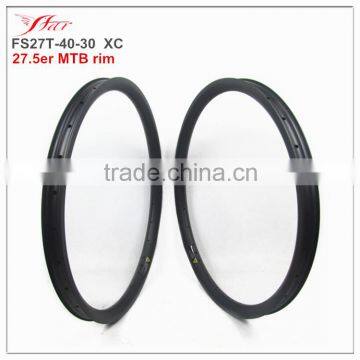 27.er MTB clincher rims 40mm x 30mm country cross 32H or 28H, high performance mountian bike rims 650B