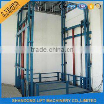 1.5T 4.5M Vertical Hydraulic Warehouse Cargo Lift With CE