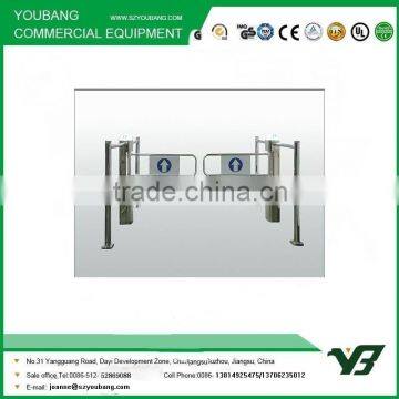 Supermarket automatic dual rotogate entrance gate