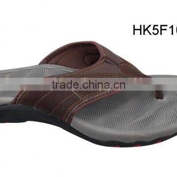 Leather Upper Men Beach Sandals Casual Sandals Summer Leather Sandal Wholesale Men's Sandal