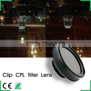 universal clip lens Circular Polarizing CIR-PL CPL FILTER lenses for smartphone