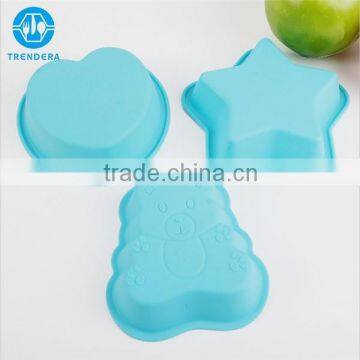 Fancy style silicone cupcake baking cups