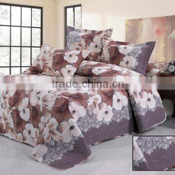 2015 bedspread set cotton made in China