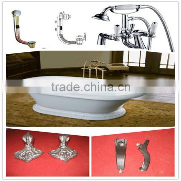 manufacturer sell Luxury cheap freestanding cast iron bathtub/bathtub/bath tub