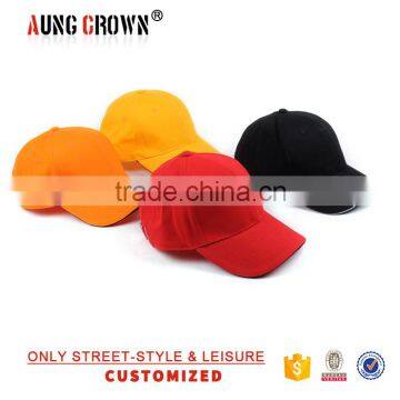 Custom 6 Panel Blank Baseball Caps Without Logo