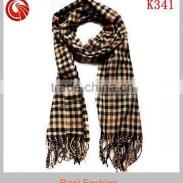 winter scarf New arrival viscose scarf checked Man Scarves