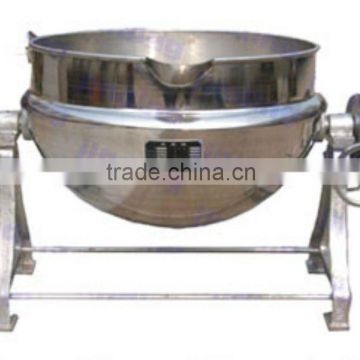 Steaming jacketed kettle