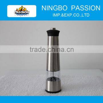 Electric Stainless Steel Spice, salt and pepper mill, Sugar Mill, Grinder