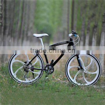 26 aluminum alloy frame mountain bike bicycle , 21 speed mountain bike