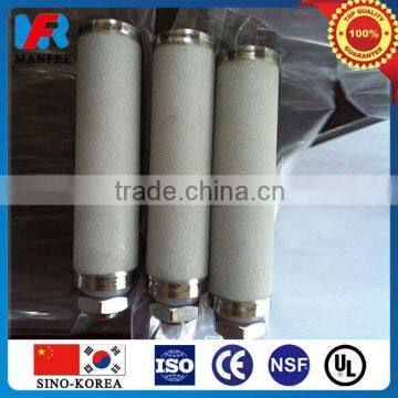 Sintered titanium filter element for aggressive fluids and gas(custom service)