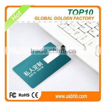 Alibaba china free sample wallet card usb storage drive 64gb