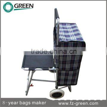 2015 New Portable Shopping Cart With Seat