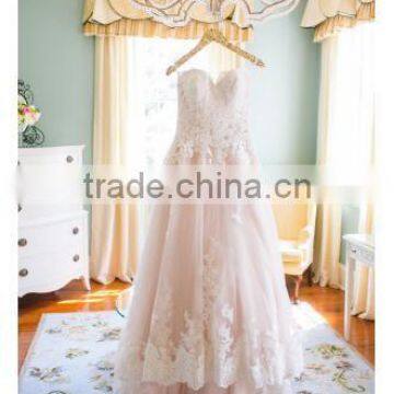 (MY3055) MARRY YOU Sweetheart Lace Ball Gown Love Forever Wedding Dress