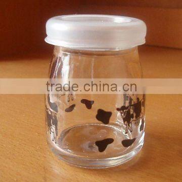 High quality wholesale pudding glass jar