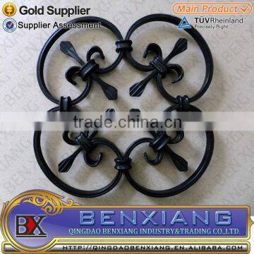 iron main gate design wrought iron rosette