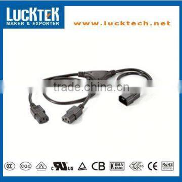 C13 TO C14 Y- Power Extension Cable