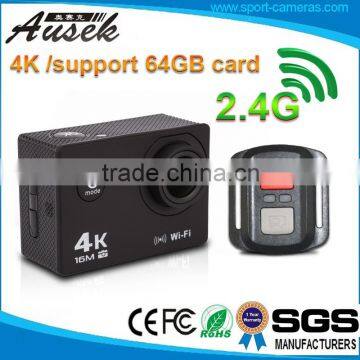4k 30fps Ultra HD SJ9000 Sport Action Camera with 2.4G WIFI Remote Control