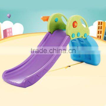 New design Indoor Plastic Foldable Slide