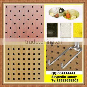 Woodgrain melamine MDF acoustic board