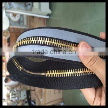 TPU Wholesale Clothing With Brass Reflective Zipper photo-3