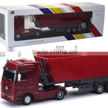 HOT!!1:32 Mercedes-Benz licensed 6 CH RC dump truck models from shantou chenghai factory